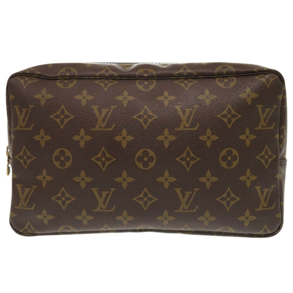 LOUIS VUITTON Authentic Brown Monogram Pouch - Picture 1 of 9